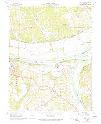 Osage City 1967 topographic map thumbnail