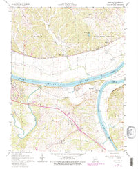 Osage City 1967 topographic map thumbnail