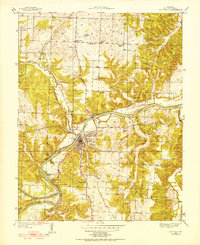 Osceola 1939 topographic map thumbnail