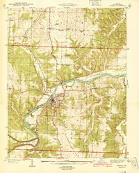 Osceola 1940 topographic map thumbnail