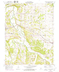 Otterville East 1953 topographic map thumbnail