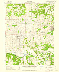 Otterville West 1961 topographic map thumbnail