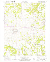 Otterville West 1960 topographic map thumbnail