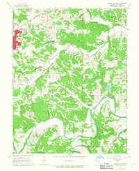 Owensville East 1966 topographic map thumbnail