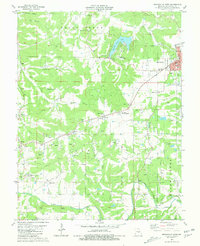 Owensville West 1981 topographic map thumbnail