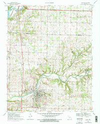 Ozark 1970 topographic map preview