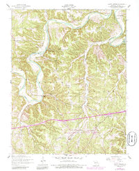 Ozark Springs 1954 topographic map thumbnail