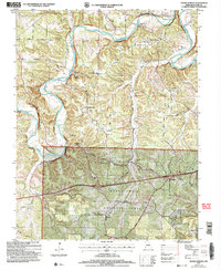 Ozark Springs 2004 topographic map thumbnail