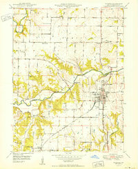 Palmyra 1950 topographic map thumbnail