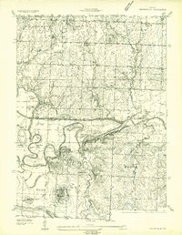 Papinsville 1934 topographic map thumbnail