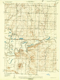 Papinsville 1934 topographic map thumbnail