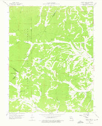 Parker Lake 1959 topographic map thumbnail