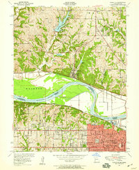Parkville 1948 topographic map thumbnail