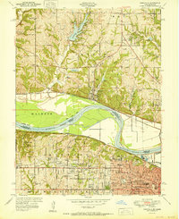Parkville 1951 topographic map thumbnail