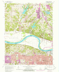 Parkville 1964 topographic map thumbnail