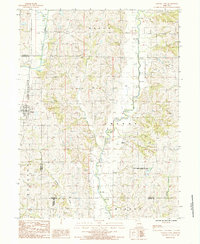 Parnell East 1984 topographic map thumbnail