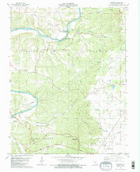 Paydown 1981 topographic map preview