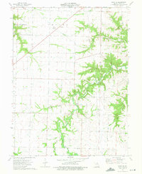 Perry NE 1973 topographic map thumbnail