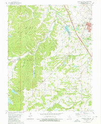 Perryville West 1980 topographic map thumbnail