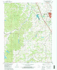Perryville West 1980 topographic map thumbnail