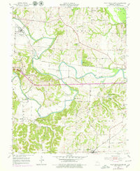Pilot Grove North 1953 topographic map thumbnail