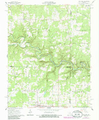 Pine Crest 1968 topographic map thumbnail
