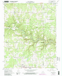 Pine Crest 1968 topographic map preview