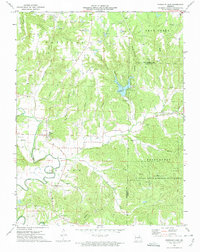 Pinnacle Lake 1973 topographic map thumbnail
