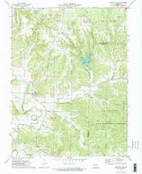 Pinnacle Lake 1973 topographic map thumbnail