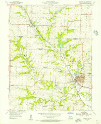 Pleasant Hill 1954 topographic map thumbnail