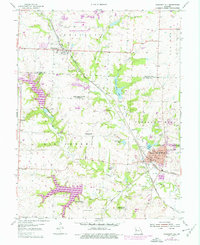 Pleasant Hill 1954 topographic map thumbnail