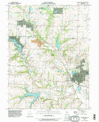 Pleasant Hill 1990 topographic map thumbnail