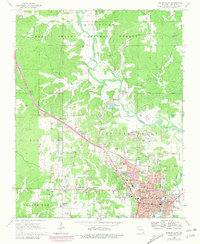 Poplar Bluff 1966 topographic map thumbnail