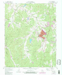 Potosi 1958 topographic map thumbnail