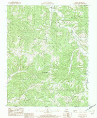 Powell 1982 topographic map preview