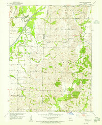 Prairie Hill 1953 topographic map thumbnail