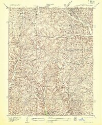 Proctor Creek 1935 topographic map thumbnail