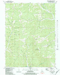 Proctor Creek 1983 topographic map thumbnail