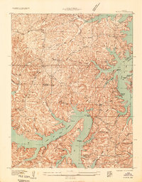 Purvis 1934 topographic map thumbnail
