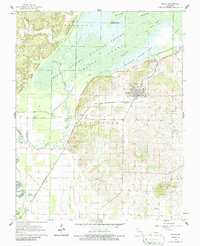 Puxico 1962 topographic map thumbnail