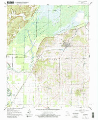Puxico 1962 topographic map thumbnail