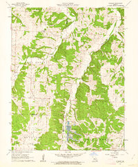 Pyrmont 1961 topographic map thumbnail