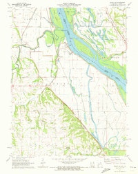 Quincy SW 1971 topographic map thumbnail