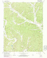 Redford 1968 topographic map thumbnail