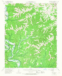 Reeds Spring 1956 topographic map thumbnail