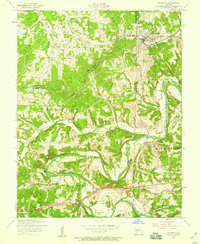Richland 1954 topographic map thumbnail