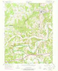 Richland 1954 topographic map thumbnail
