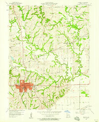 Richmond 1957 topographic map thumbnail