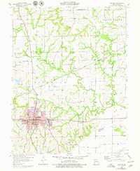Richmond 1957 topographic map thumbnail