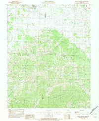 Rocky Comfort 1982 topographic map thumbnail
